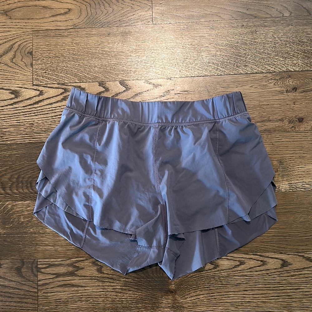 Lululemon Athletica Gray Athletic Shorts Lightweight Moisture-Wicking